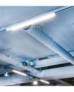 Linielys t/ 3-faset skinne, m/ indbygget LED, hvid, 20 W, 1373 Lumen, 3000 Kelvin, L 69 cm, B 3,1 cm, H 4,1 cm - armatur
