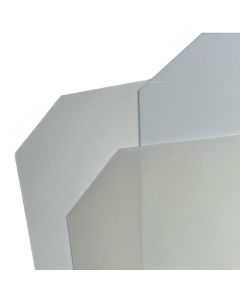 Plastplötur - TUBO - mattar. 58,5 x 34 cm. Hilluplötur