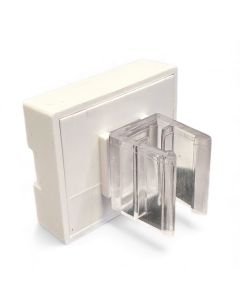 Segulklemma, lárétt, glær