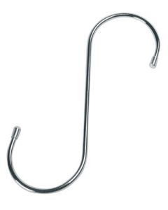 Gallabuxnakrókur 25 cm, króm, pk. m/ 10 stk.