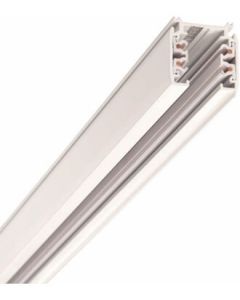 Strømskinne, 3F, 230V, hvid, 2 m, Global